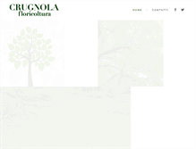 Tablet Screenshot of floricolturacrugnola.com